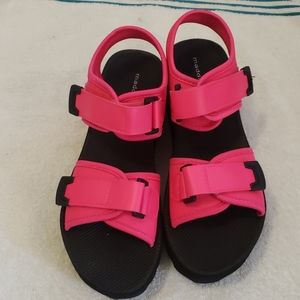 Steve Madden Hot neon pink sandals